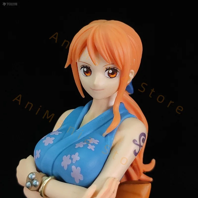 In Stock Bandai BANPRESTO ONE PIECE THE GRANDLINE LADY Wano Country VOI.1 Nami Model Figure Hobby Toy Gift Anime Prize