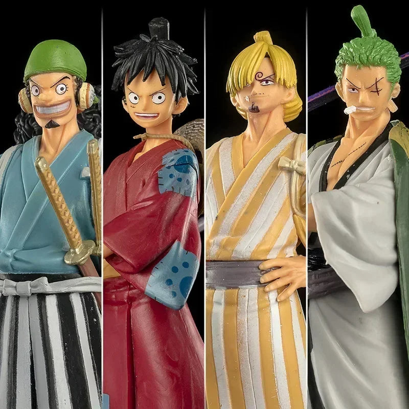 ONE PIECE Figure Four Emperors Mystery Box Surprise Blind Box featuring Luffy and Zoro Shanzhi Nami Meiwusop Random Person