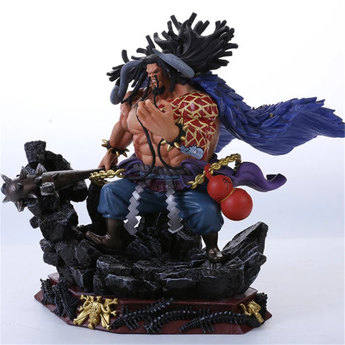 Anime One Piece Wano Four Emperors Beast Pirates Kaido Battle Ver. GK PVC Action Figure Statue Collectible Model Kids Toys Doll
