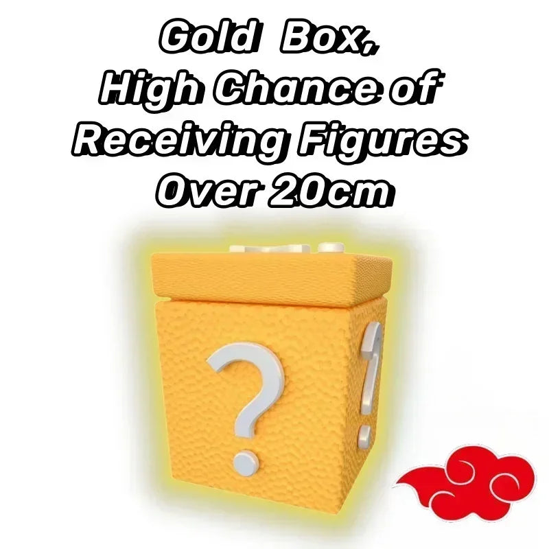 Naruto Mystery Lucky Box Anime Figures Surprise Ninja Toys Sasuke Kakashi Gaara Tsunade Collectible Hand Sculptures Fan Gift