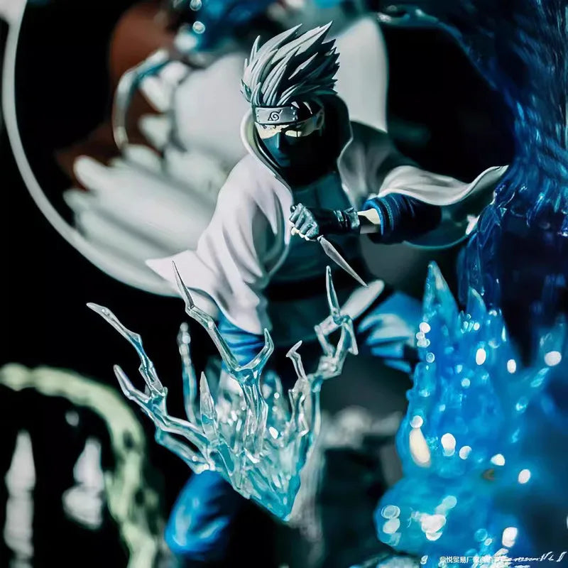 27cm Gk Naruto Hatake Kakashi Anime Figure Cs Sixth Generation Ninja Statue Decoration Collectable Action Doll Model Boy ToyGift