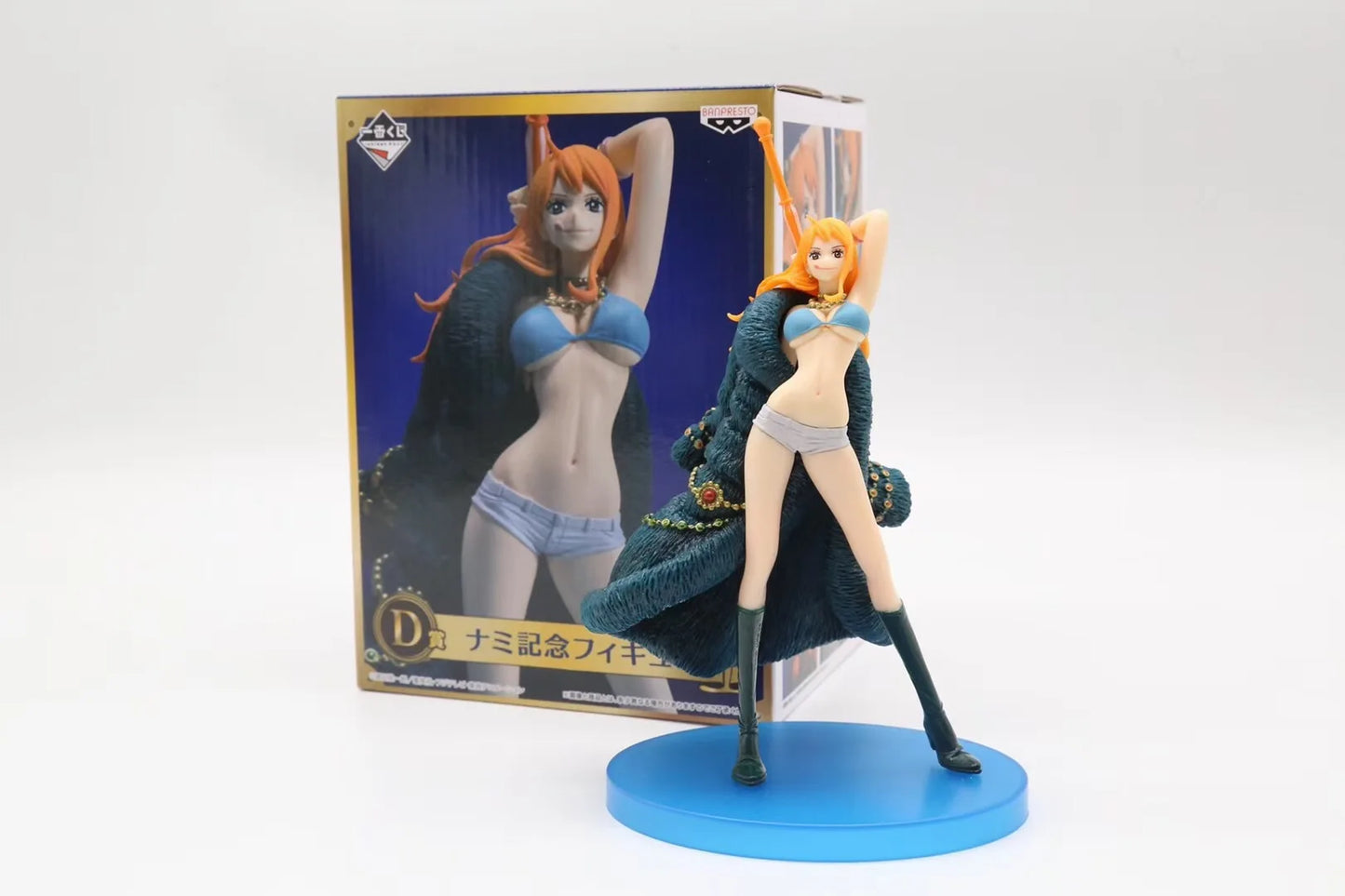 One Piece Figure Anime 20th Anniversary Blue Ver.Luffy Zoro Chopper Sanji Robin Franky Usopp Nami Brook Action Figure Model Toy