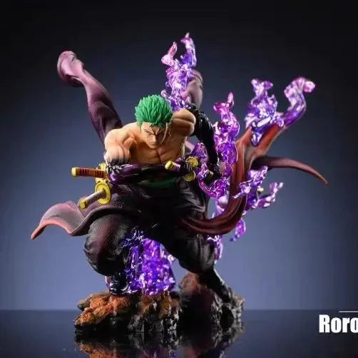 21cm One Piece Anime Figure Roronoa Zoro Figurine Pvc Gk Statue Figurine Model Doll Collection Room Decora Desk Toys Gift