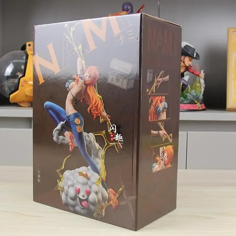 One Piece Nami Anime Figure Sexy Nami 29cm Action Figurine Hentai Pvc Statue Model Room Collectible Decora Toys Christmas Gifts