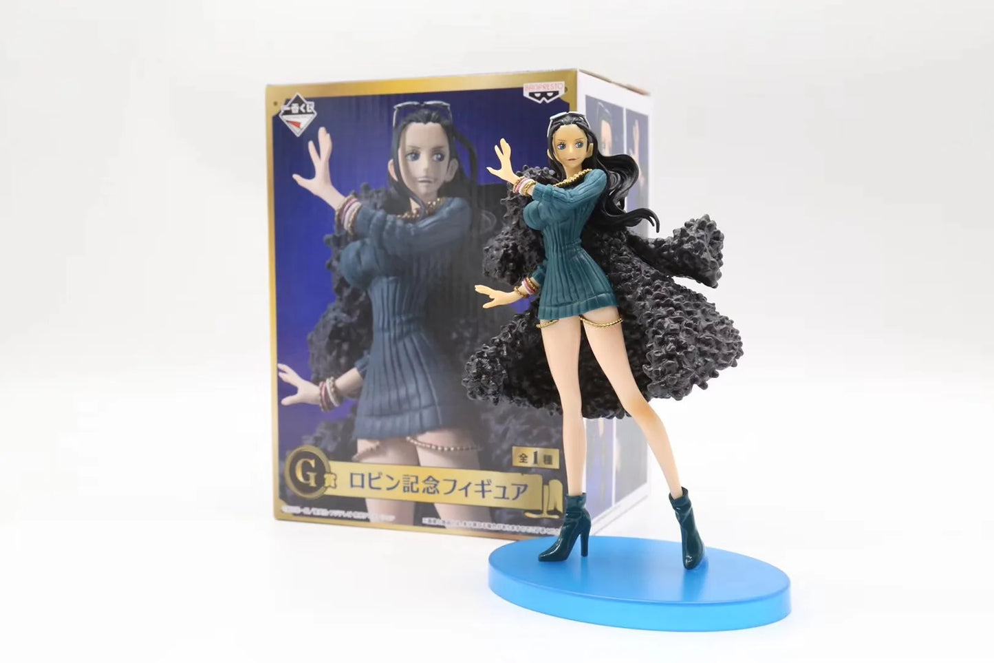 One Piece Figure Anime 20th Anniversary Blue Ver.Luffy Zoro Chopper Sanji Robin Franky Usopp Nami Brook Action Figure Model Toy