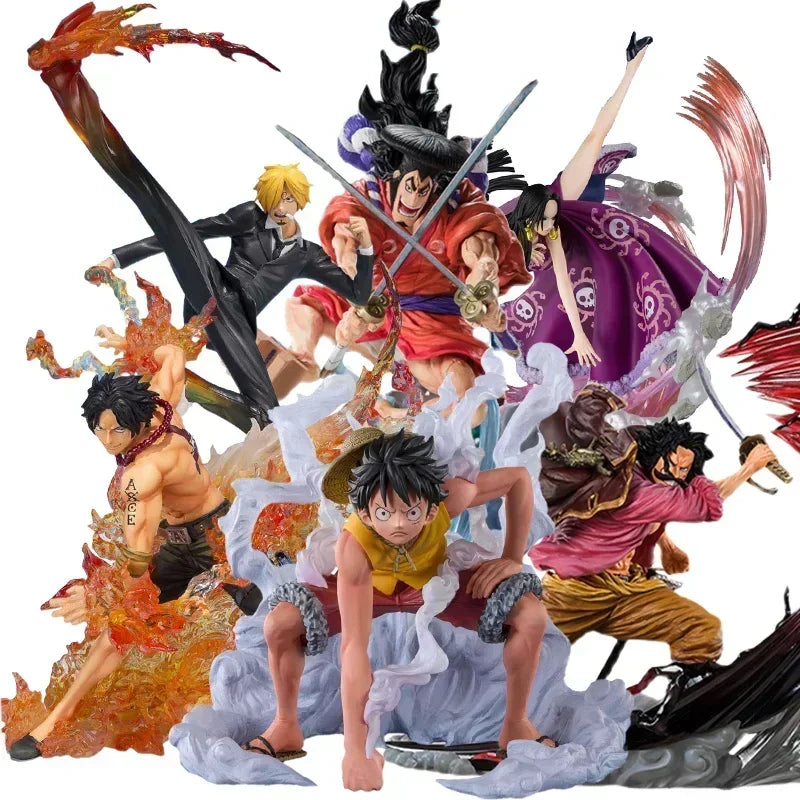 ONE PIECE Figure Four Emperors Mystery Box Surprise Blind Box featuring Luffy and Zoro Shanzhi Nami Meiwusop Random Person