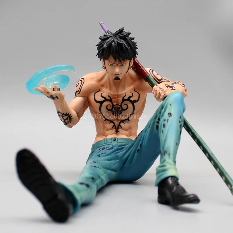 One Piece Trafalgar D. Water Law Figures Snow Leopard Action Figures 11cm PVC Model Collection Toys Desktop Decoration Kids Gift