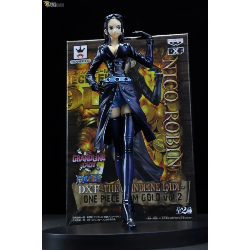 Bandai BANPRESTO ONE PIECE THE GRANDLINE LADY FILM GOLD Vol.2 Nico Robin Model Figure Hobby Toy Anime Prize