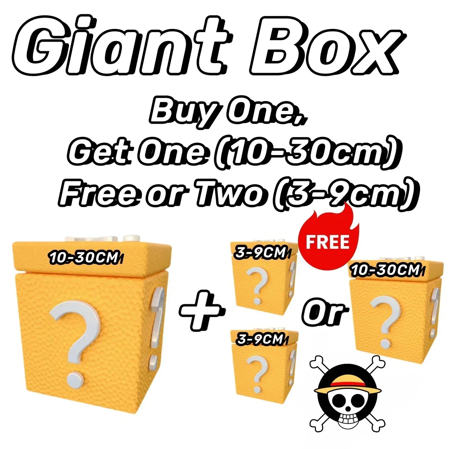 One Piece Anime Character Figure Mystery Box Surprise Luffy Gear 5 Emperors Lucky Box Blind Box 4 10-30cm