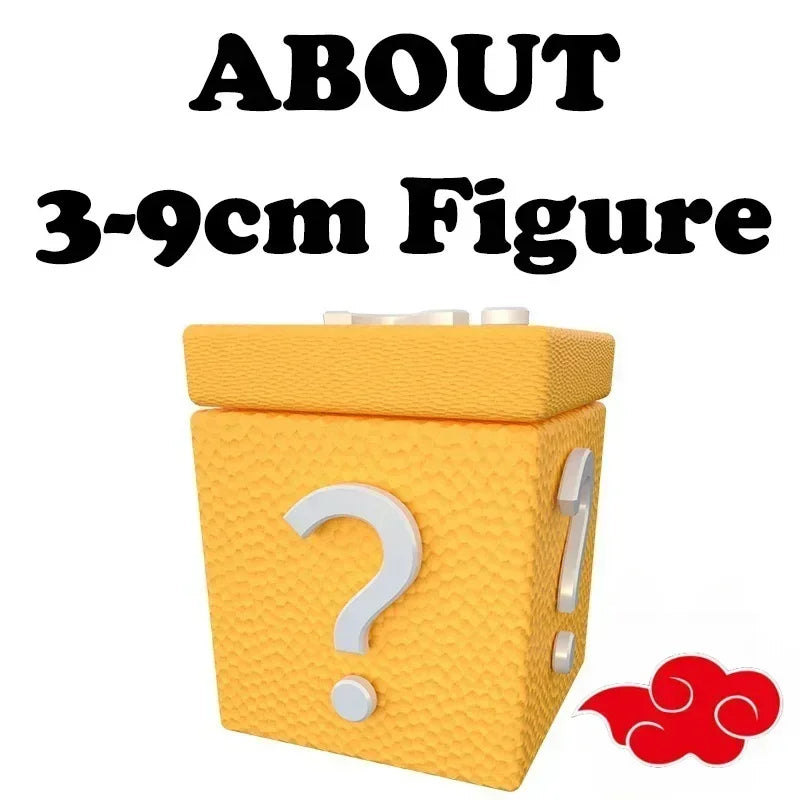 Naruto Mystery Lucky Box Anime Figures Surprise Ninja Toys Sasuke Kakashi Gaara Tsunade Collectible Hand Sculptures Fan Gift