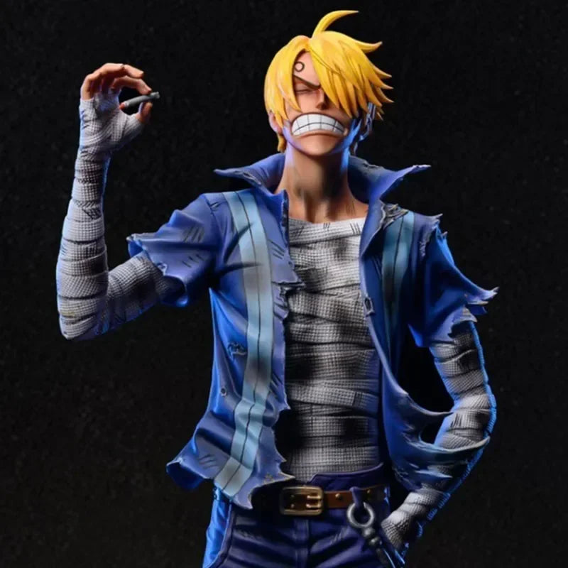 30cm One Piece Anime Action Figure Roronoa Zoro Vinsmoke Sanji Stand Posture Pvc Statue Figurine Model Collection Boy Toy Gifts
