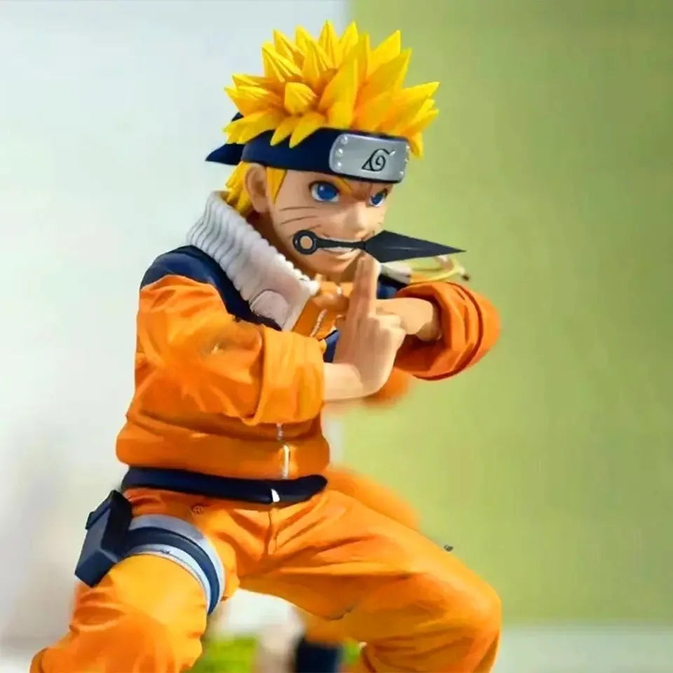 18cm Naruto Anime Figure Uzumaki Naruto Figurine Statue Model For Boy Room Ornament Toy Gift Action Figures Anime Figure
