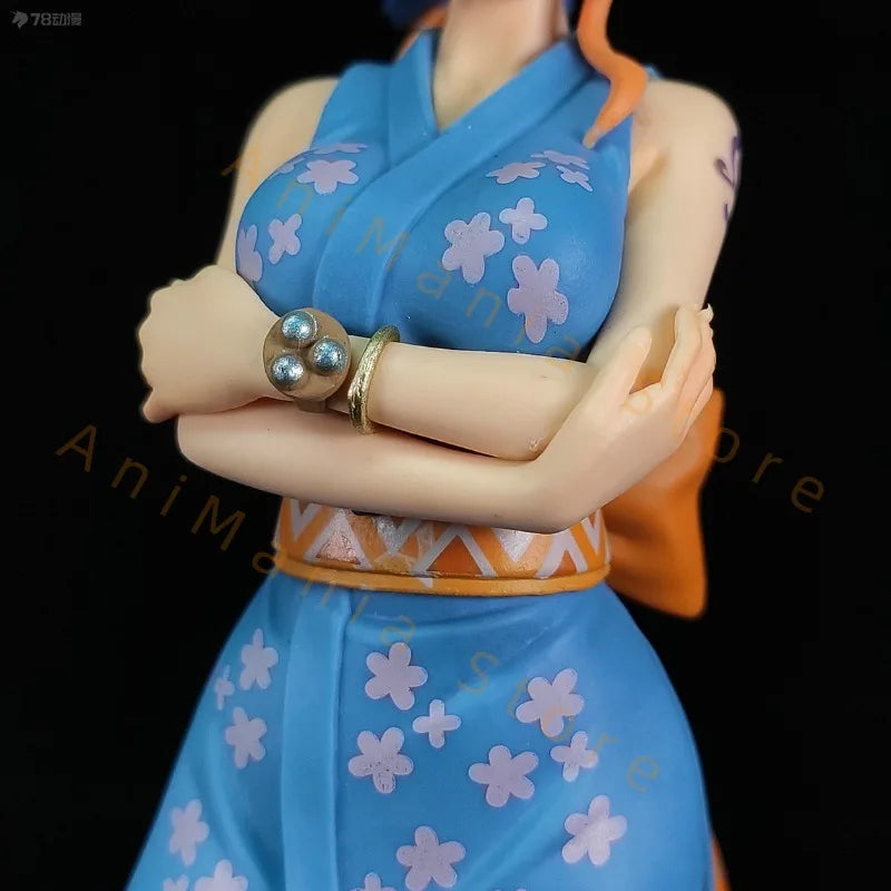 In Stock Bandai BANPRESTO ONE PIECE THE GRANDLINE LADY Wano Country VOI.1 Nami Model Figure Hobby Toy Gift Anime Prize
