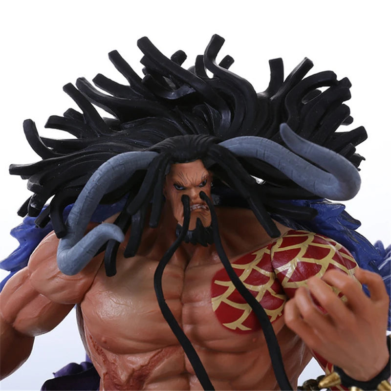 Anime One Piece Wano Four Emperors Beast Pirates Kaido Battle Ver. GK PVC Action Figure Statue Collectible Model Kids Toys Doll
