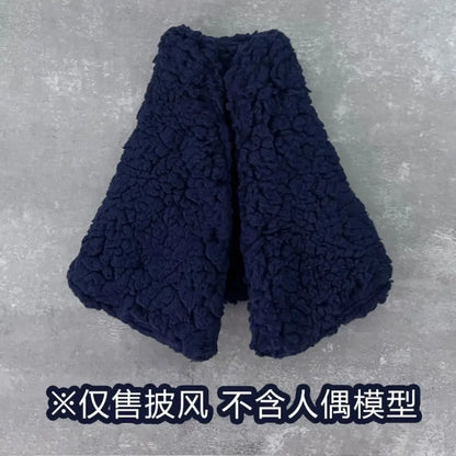 One Piece Shf Series Anime Baibeast Kaidou Yamato Handmade New Dark Combat Cloak Suitable for 1/12 Size Movable Humanoid Toy