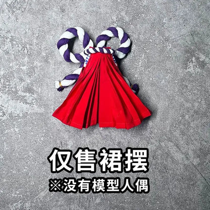 One Piece Shf Series Anime Baibeast Kaidou Yamato Handmade New Dark Combat Cloak Suitable for 1/12 Size Movable Humanoid Toy