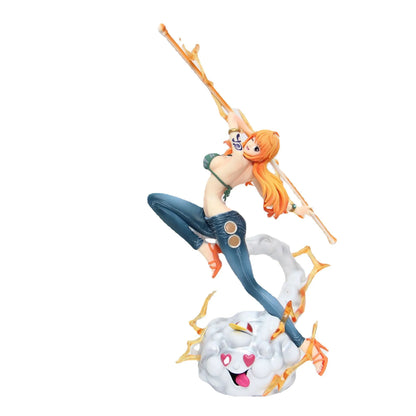 One Piece Nami Anime Figure Sexy Nami 29cm Action Figurine Hentai Pvc Statue Model Room Collectible Decora Toys Christmas Gifts