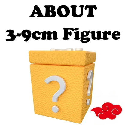 Naruto Mystery Lucky Box Anime Figures Surprise Ninja Toys Sasuke Kakashi Gaara Tsunade Collectible Hand Sculptures Fan Gift