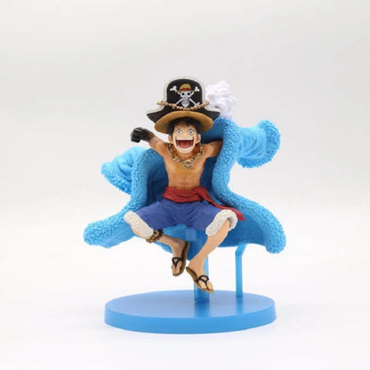 One Piece Figure Anime 20th Anniversary Blue Ver.Luffy Zoro Chopper Sanji Robin Franky Usopp Nami Brook Action Figure Model Toy