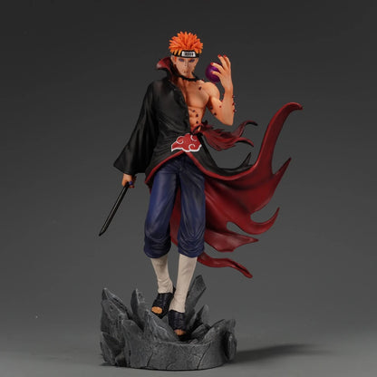 Manga Naruto Pain Figure Figurine PVC  23cm Anime Figures Collectible Collection Room Desktop Ornament Model Halloween Toy Gifts