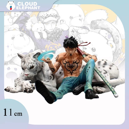 One Piece Trafalgar D. Water Law Figures Snow Leopard Action Figures 11cm PVC Model Collection Toys Desktop Decoration Kids Gift