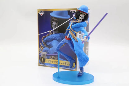 One Piece Figure Anime 20th Anniversary Blue Ver.Luffy Zoro Chopper Sanji Robin Franky Usopp Nami Brook Action Figure Model Toy